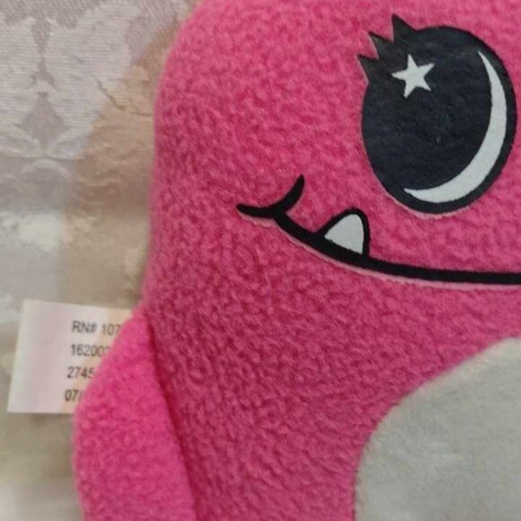 Justice Pink Monster Silver Horns 5 Inch Plush Stuffed Animal Toy - Picture 5 of 7